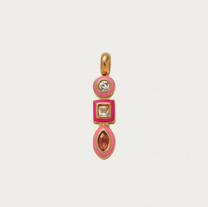 Pink Gemstone Charm