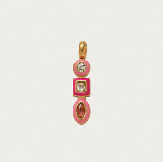 Pink Gemstone Charm
