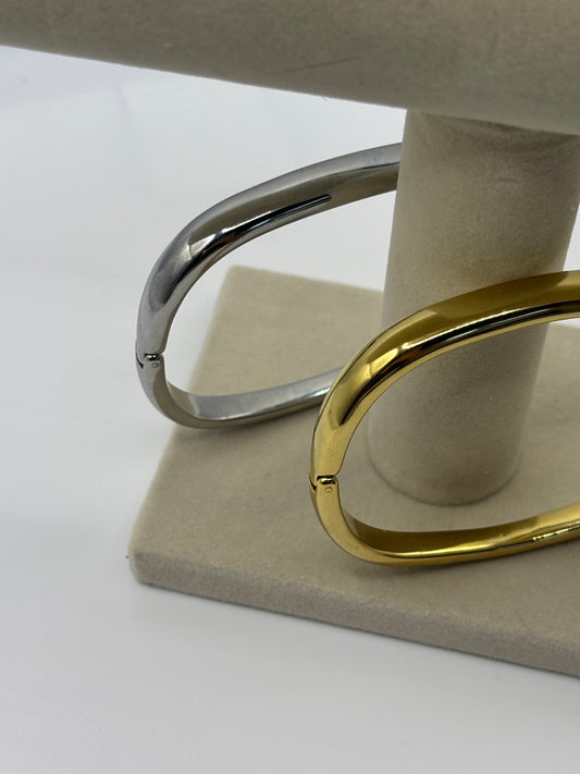 Gold Rectangle Bangle
