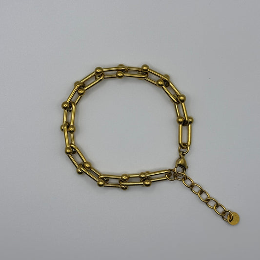 Gold Link Bracelet
