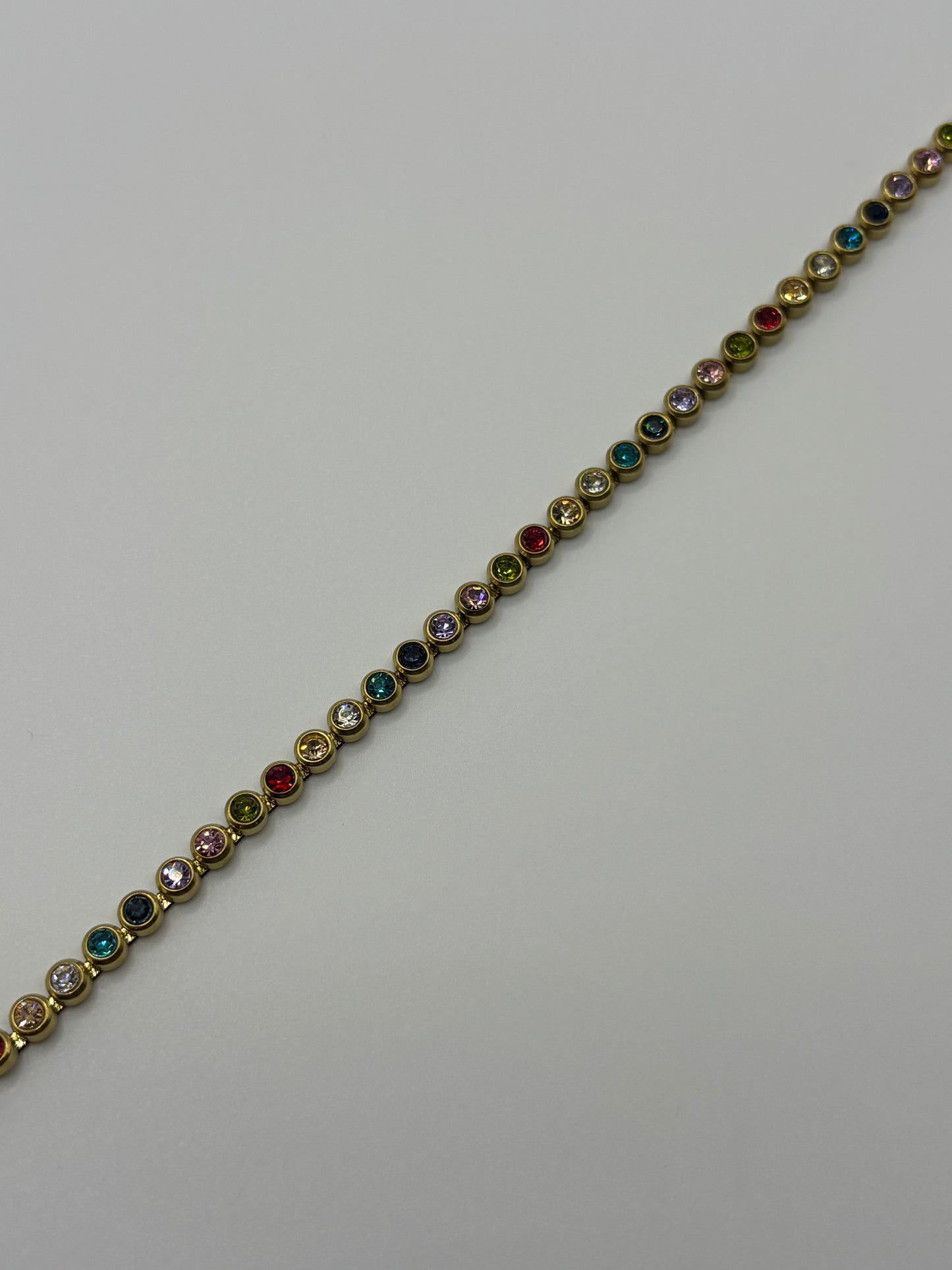 Rainbow Bezel Bracelet