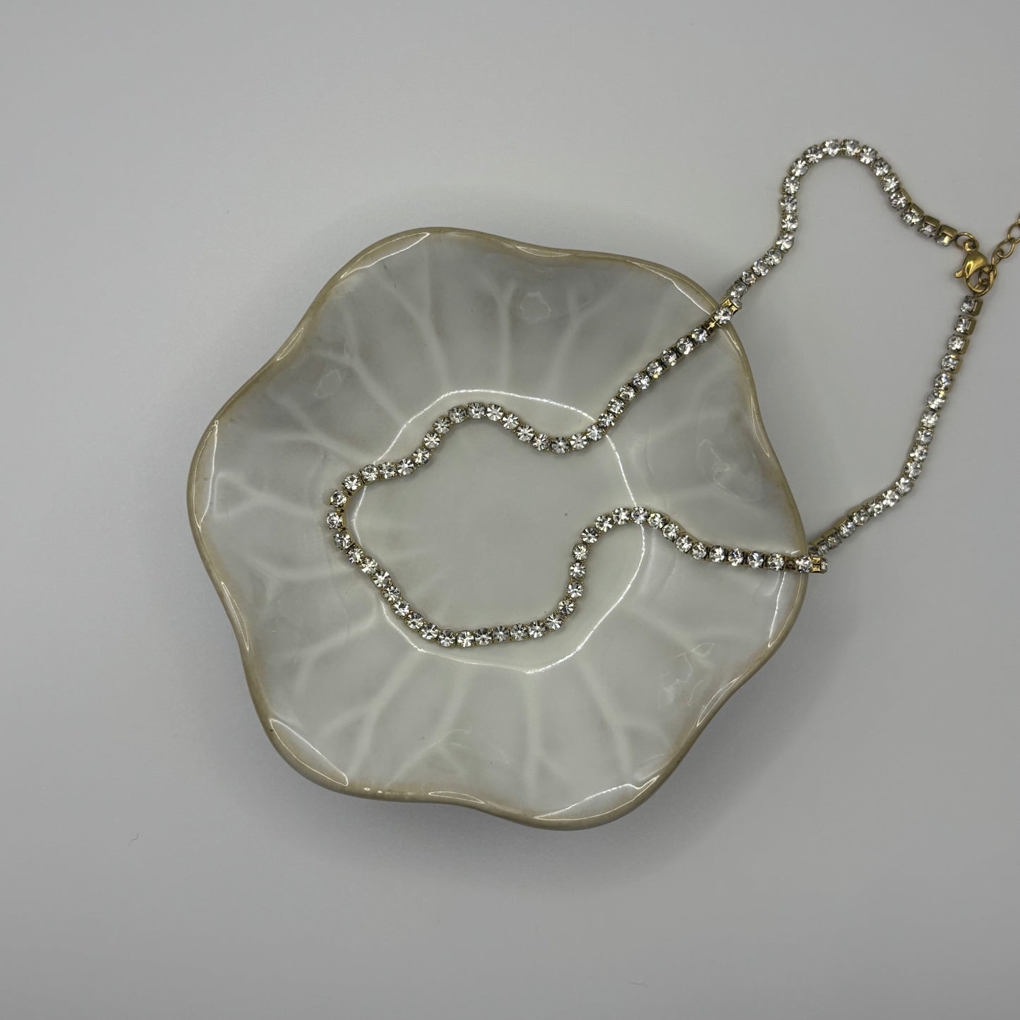 Gold Tennis Necklace 3mm