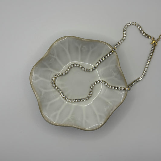 Gold Tennis Necklace 3mm